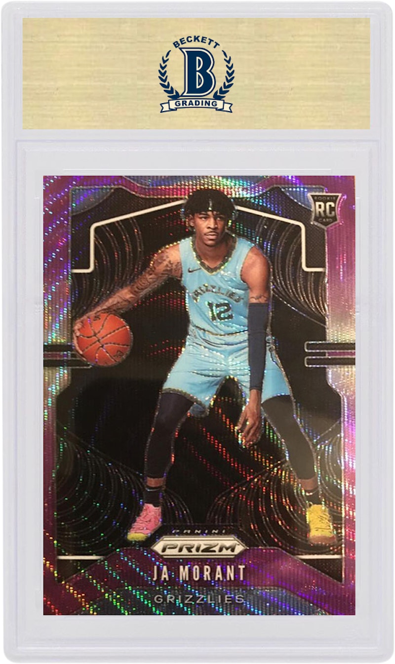 Ja Morant 2019 Panini Prizm Rookie Purple Wave #249 圖 2