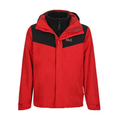 Jack Wolfskin 3-in-1 Outdoor Hooded Jacket 1110711