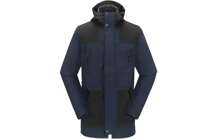 Jack Wolfskin 3-in-1 Waterproof Insulated Jacket with Logo Print 5118511