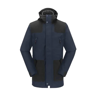 Jack Wolfskin 3-in-1 Waterproof Insulated Jacket with Logo Print 5118511