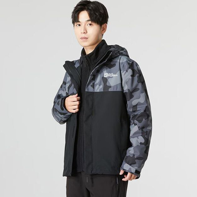 Jack Wolfskin  3-in-1 Waterproof Windproof Fleece Lined Jacket. 5121312 圖 6