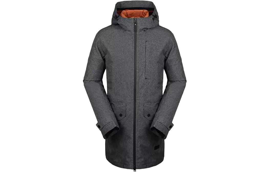 Jack Wolfskin  3-in-1 Zipper Hooded Mid-Length Coat Black Gray. 5120211 圖 2