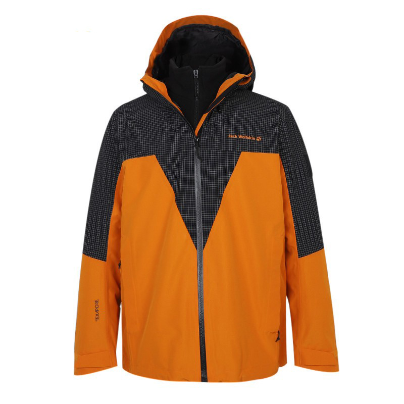 Jack Wolfskin  Fleece-Lined Logo Hoodie Jacket - Warm & Thickened. 5025851