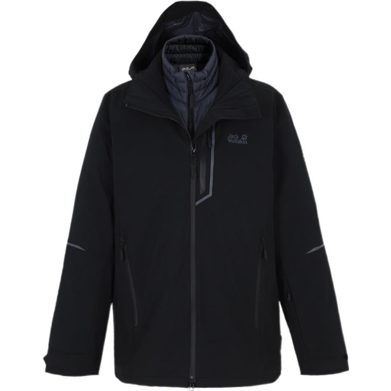 Jack Wolfskin  Waterproof Down Puffer Jacket with Logo Print and Hood. 5118593 圖 2