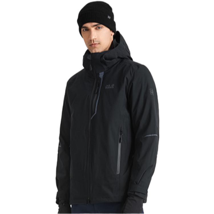 Jack Wolfskin  Waterproof Down Puffer Jacket with Logo Print and Hood. 5118593 圖 4