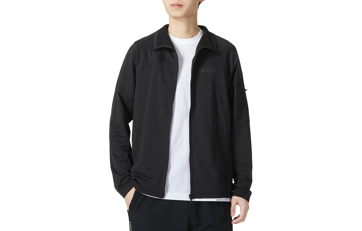 Jack Wolfskin Black Outdoor Windproof Insulated Jacket 5030251-6000