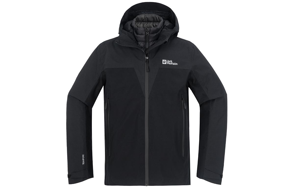 Jack Wolfskin Colorblock Waterproof Windproof Detachable Jacket 5122171