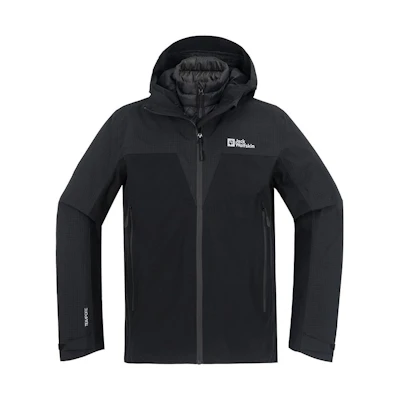 Jack Wolfskin Colorblock Waterproof Windproof Detachable Jacket 5122171
