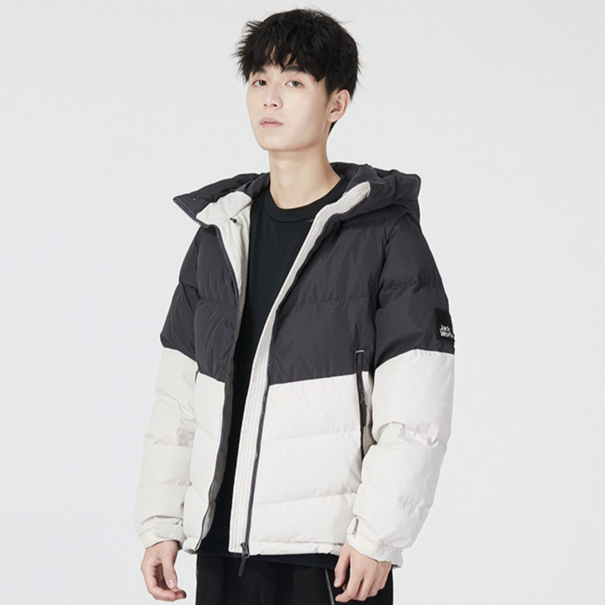 Jack Wolfskin Colorblock Windproof Down Jacket Unisex Outdoor Wear 5221052 圖 7