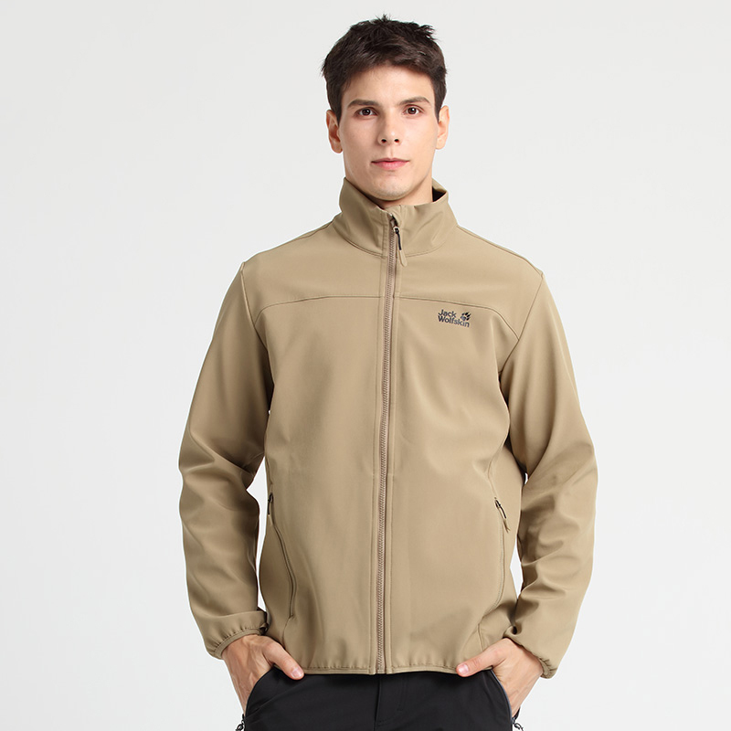 Jack Wolfskin Elm Brown Softshell Jacket - Warm & Comfortable Outdoor Wear 5118354 圖 3