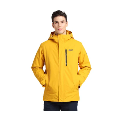 Jack Wolfskin Lightweight Waterproof Windproof Breathable Hooded Jacket 5118274