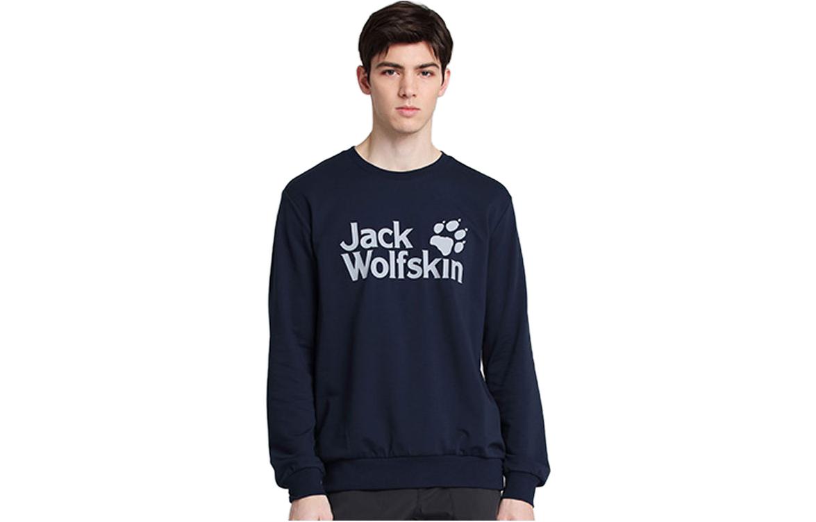 Jack Wolfskin Outdoor Crewneck Logo Print Long-Sleeve Sweatshirt 5720011