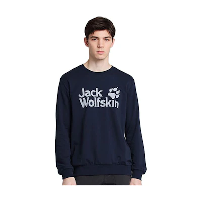 Jack Wolfskin Outdoor Crewneck Logo Print Long-Sleeve Sweatshirt 5720011
