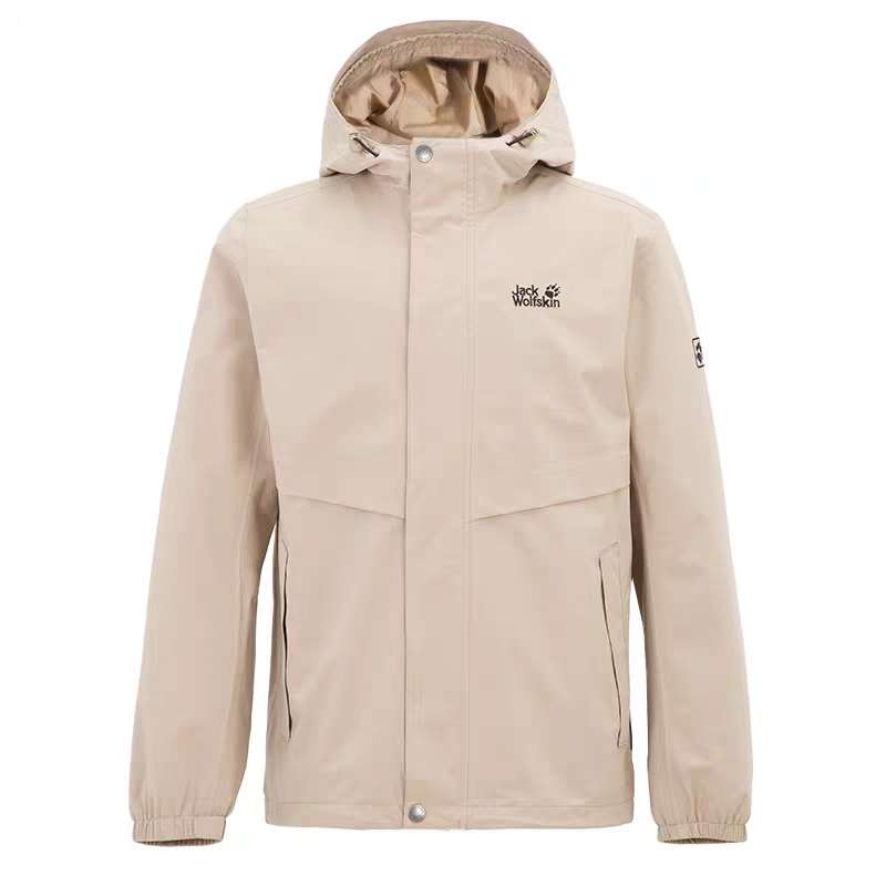 Jack Wolfskin Outdoor Waterproof Windproof Breathable Hooded Jacket 5121132