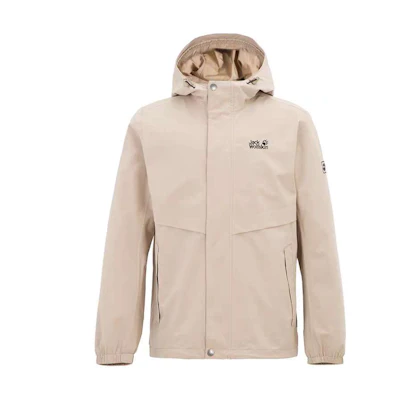 Jack Wolfskin Outdoor Waterproof Windproof Breathable Hooded Jacket 5121132