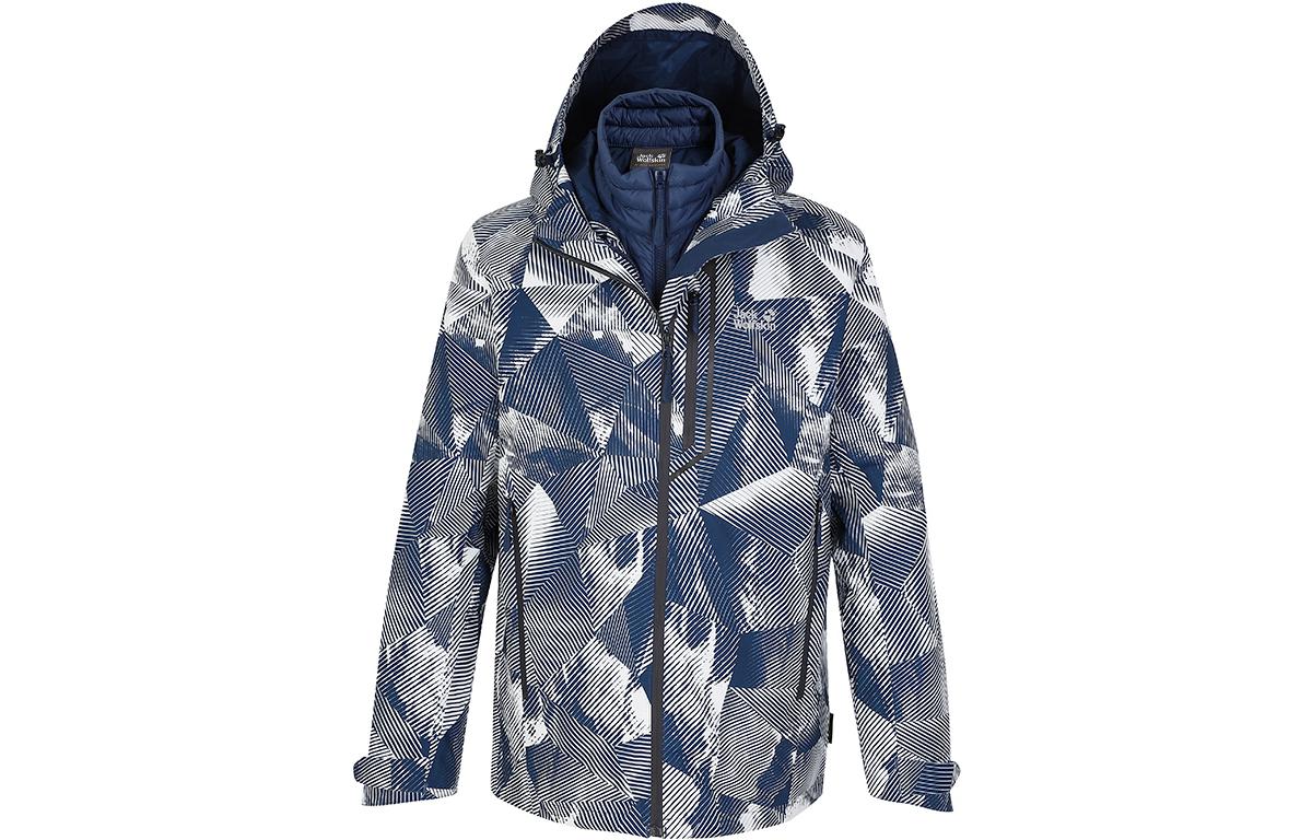 Jack Wolfskin Patterned Waterproof Breathable Detachable Inner Jacket 5118596 圖 2