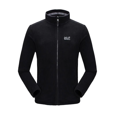 Jack Wolfskin Solid Color Stand Collar Casual Jacket 1702061