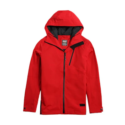Jack Wolfskin Solid Color Windproof Hooded Outdoor Jacket 5119451