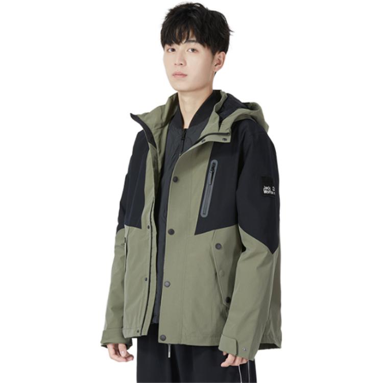 Jack Wolfskin Waterproof Windproof 3-in-1 Hooded Jacket with Down Inner Layer 5122031 圖 14