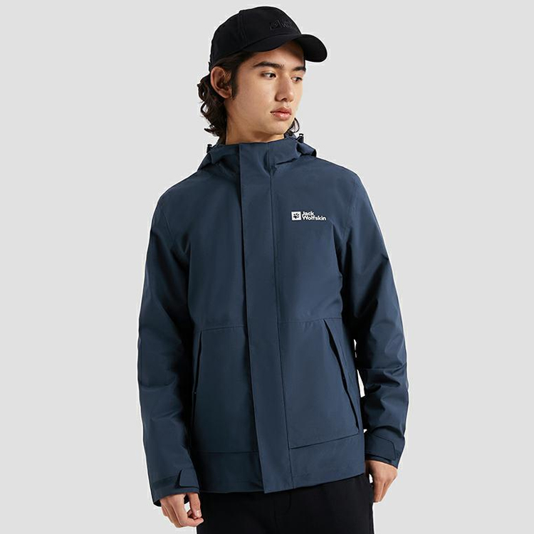 Jack Wolfskin Waterproof Windproof Outdoor Hiking Jacket with Hoodie 5123071 圖 5
