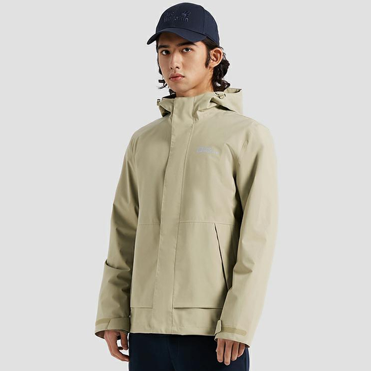 Jack Wolfskin Waterproof Windproof Outdoor Hiking Jacket with Hoodie 5123071 圖 8
