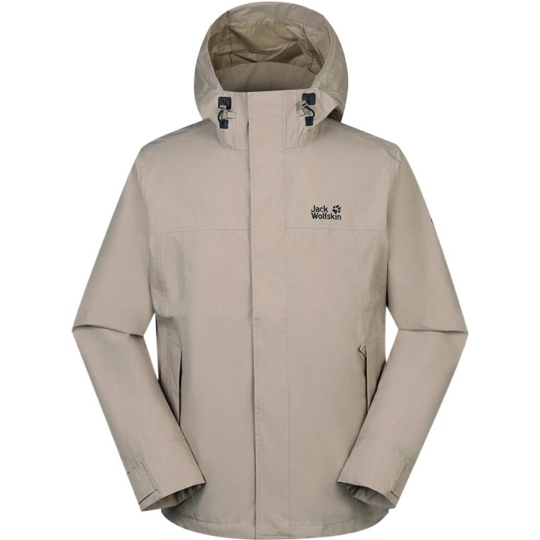 Jack Wolfskin Wolf Claw Outdoor Hiking Camping Logo Print Zipper Hoodie Jacket 5120011