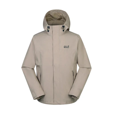 Jack Wolfskin Wolf Claw Outdoor Hiking Camping Logo Print Zipper Hoodie Jacket 5120011