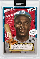 Jackie Robinson 1952 Topps Project 2020 Sophia Chang /2741 #31 Jackie Robinson 1952 Topps Project 2020 Sophia Chang /2741 #31
