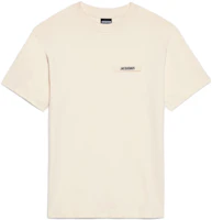 Order ジャックムス ベージュ ショートスリーブ Tシャツ レタープリント付き. 245JS208-2125-150