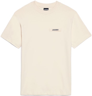 Jacquemus Beige Short-Sleeve T-Shirt with Letter Print. 245JS208-2125-150 Order Jacquemus Beige Short-Sleeve T-Shirt with Letter Print. 245JS208-2125-150