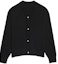 Buy Jacquemus Black Solid V-Neck Button-Up Slim Fit Long Sleeve Knit Cardigan 245KN292-2359-990