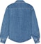 Lookbook Jacquemus Blue Denim Jacket with Single-Breasted Collar and Long Sleeves. 24E245DE0341521