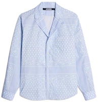 Jacquemus Blue Printed Long-Sleeve Button-Up Shirt. 235SH03513563DL Jacquemus Blue Printed Long-Sleeve Button-Up Shirt. 235SH03513563DL