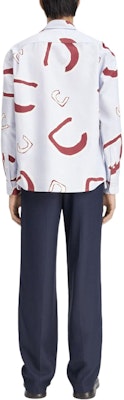 Jacquemus Light Blue Button-Up Long Sleeve Shirt with All-Over Print. 245SH001-1585-3CV Purchase Jacquemus Light Blue Button-Up Long Sleeve Shirt with All-Over Print. 245SH001-1585-3CV