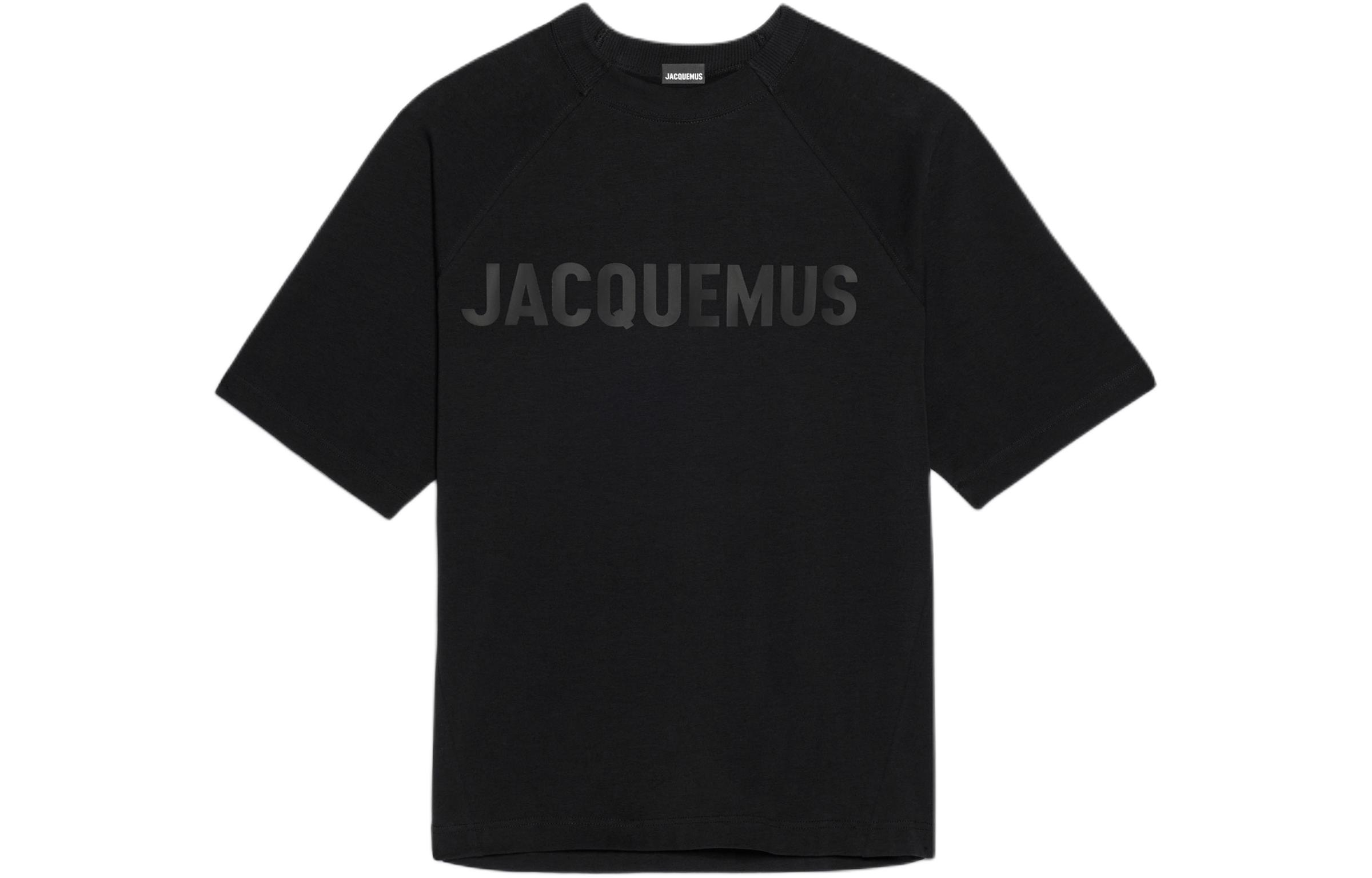Jacquemus  Oversized Raglan Sleeve Pullover Crewneck T-Shirt Black 245JS212-2031-990