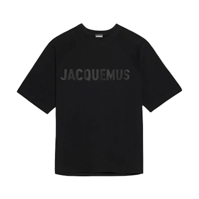 Jacquemus Oversized Raglan Sleeve Pullover Crewneck T-Shirt Black 245JS212-2031-990