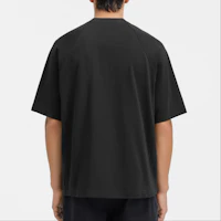 Shop Jacquemus Oversized Raglan Sleeve Pullover Crewneck T-Shirt Black 245JS212-2031-990