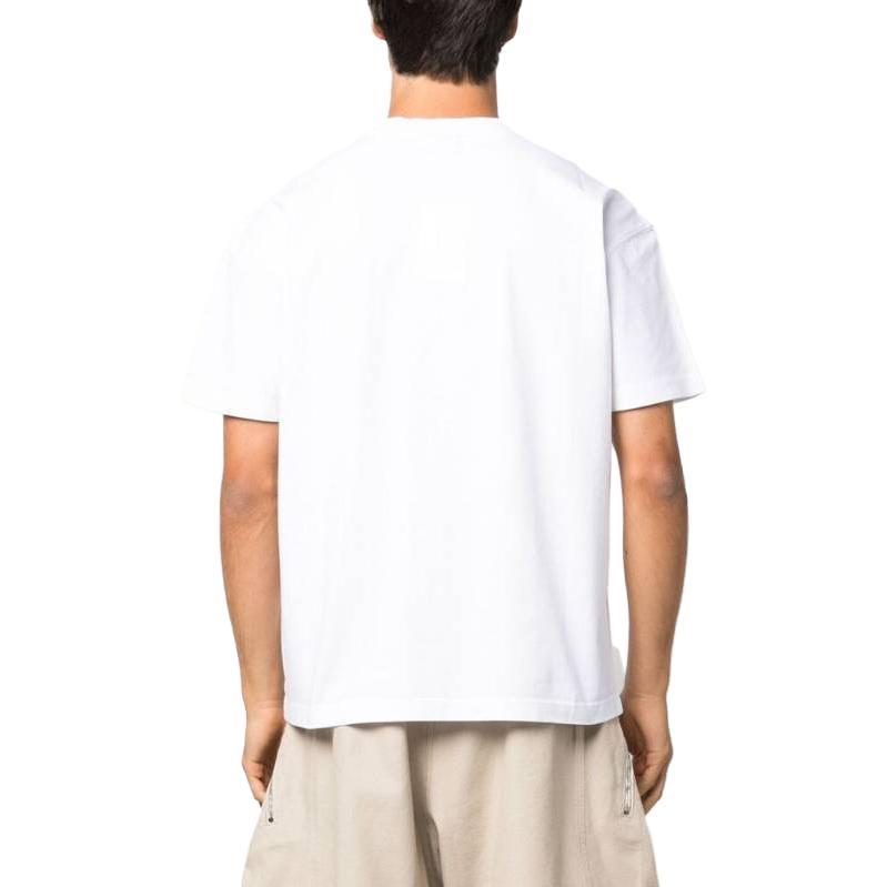 Purchase Jacquemus Kaos Pendek Crewneck dengan Logo Patch. 236JS1962003100