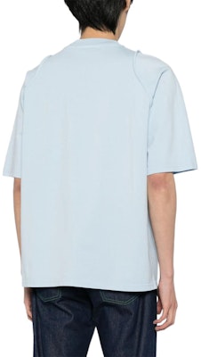 Jacquemus Camiseta Azul de Manga Corta y Cuello Redondo Unicolor 245JS1982312320 Shop Jacquemus Camiseta Azul de Manga Corta y Cuello Redondo Unicolor 245JS1982312320