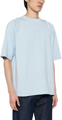 Jacquemus Camiseta Azul de Manga Corta y Cuello Redondo Unicolor 245JS1982312320 Purchase Jacquemus Camiseta Azul de Manga Corta y Cuello Redondo Unicolor 245JS1982312320