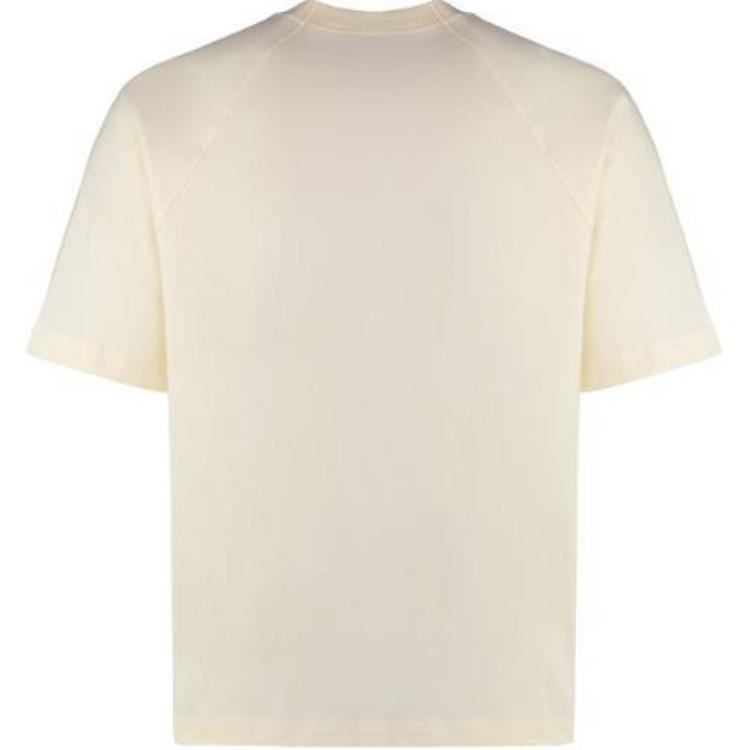 Lookbook Jacquemus Kaos Pendek Raglan Crewneck Warna Beige Solid 24H245JS212-130