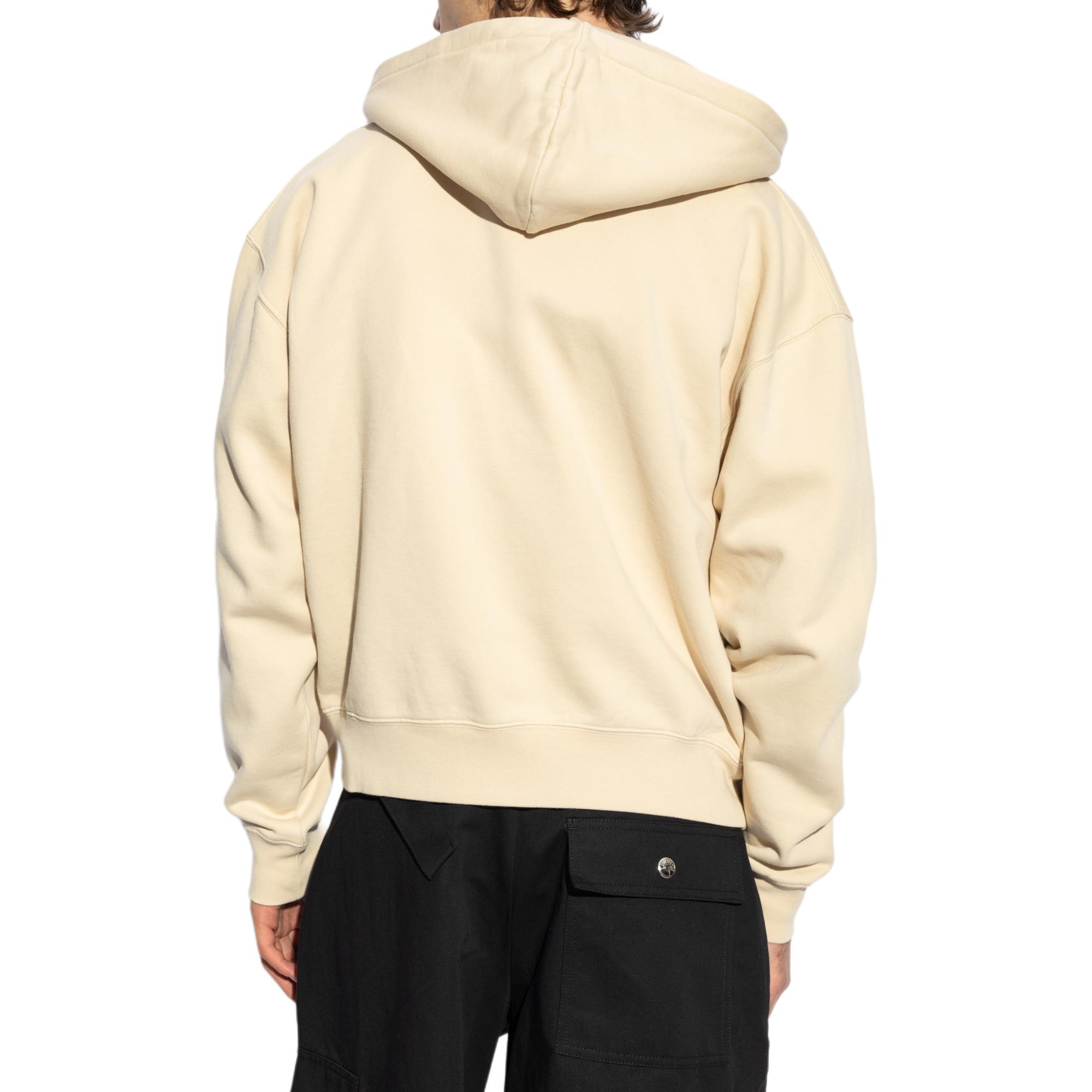 Purchase Jacquemus 纯色拉链连帽外套（米白色）。 246JS257-2036-150