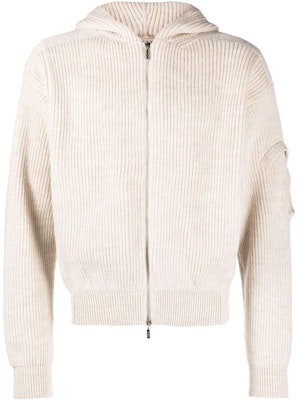 Jacquemus Hoodie Beige Warna Solid Zip & Drawstring Knit. 236KN261-2315-150 Buy Jacquemus Hoodie Beige Warna Solid Zip & Drawstring Knit. 236KN261-2315-150