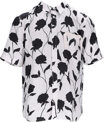 Jacquemus White Short Sleeve Shirt with Botanical Print. 225SH00610509AP Order Jacquemus White Short Sleeve Shirt with Botanical Print. 225SH00610509AP