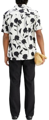 Jacquemus White Short Sleeve Shirt with Botanical Print. 225SH00610509AP Details for Jacquemus White Short Sleeve Shirt with Botanical Print. 225SH00610509AP