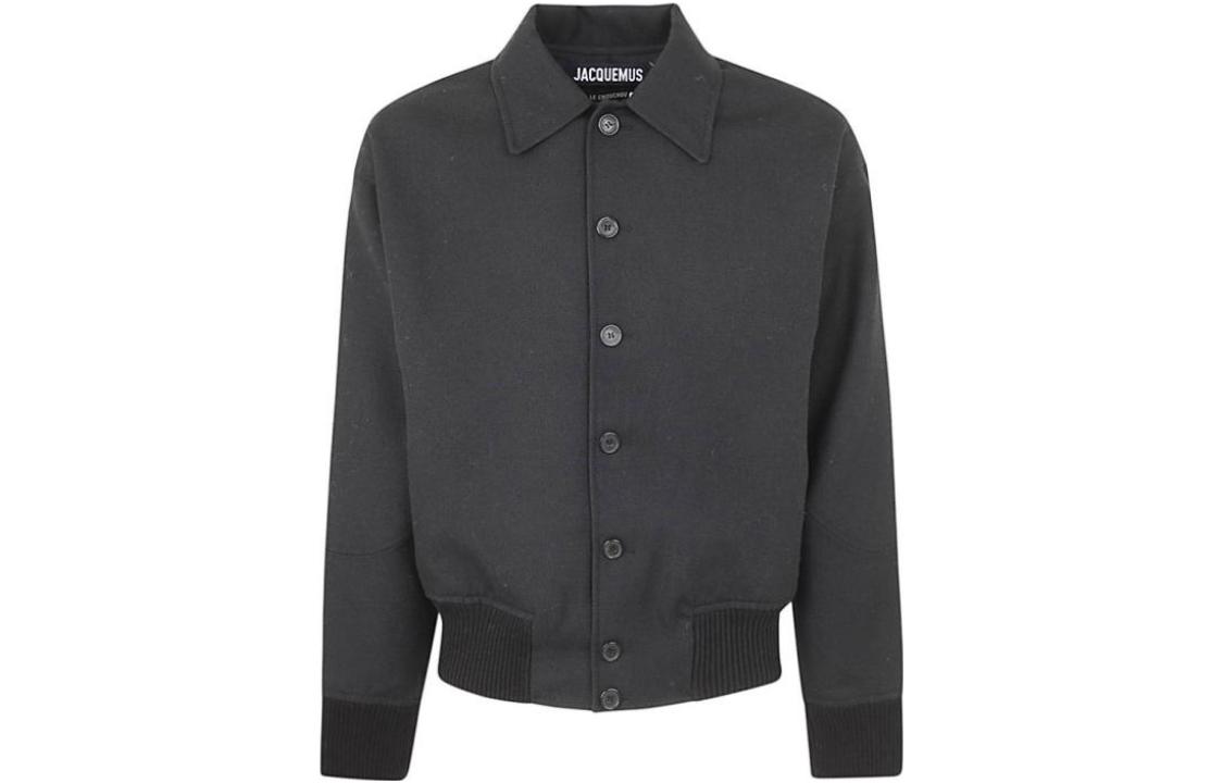 Jacquemus Black Solid Single-Breasted Long-Sleeve Jacket 23H236BL0421458-990