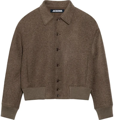 Jacquemus 棕色寬鬆款方領長袖襯衫外套 236BL0421457-880 Buy Jacquemus 棕色寬鬆款方領長袖襯衫外套 236BL0421457-880