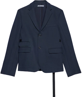 Jacquemus 四口袋單排扣西裝外套 男士 黑色 236JA031-1504-390 Buy Jacquemus 四口袋單排扣西裝外套 男士 黑色 236JA031-1504-390