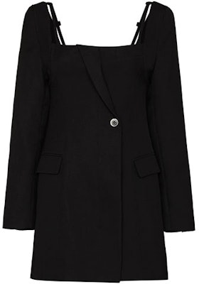 Jacquemus FW21 Mini Square-Neck Long-Sleeve A-Line Dress Black. 213DR01213127990 Order Jacquemus FW21 Mini Square-Neck Long-Sleeve A-Line Dress Black. 213DR01213127990