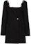 Order Jacquemus FW21 Mini Square-Neck Long-Sleeve A-Line Dress Black. 213DR01213127990
